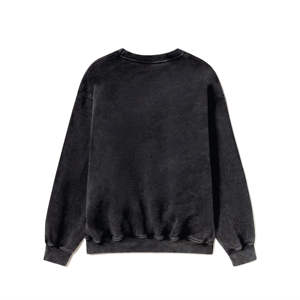 Sudadera de Hombre de Talla Grande con Lavado Ácido, Diseño Moderno, Hombros Caídos, Estilo Vintage, Lisa, Manga Larga, Informal, Unisex, Venta al Por Mayor - Product Image 2