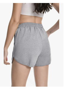 Women's Casual Sweat <b>Shorts</b> Bangladesh Curvy Hem Cotton Lounge <b>Shorts</b> Drawstring Jersey Athletic Workout <b>Shorts</b> Pockets Custom - Product Image 6