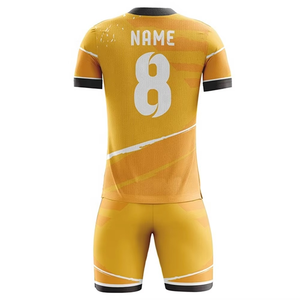 Ensemble d'uniformes de football professionnels personnalisés chemises à manches courtes uniforme à séchage rapide de qualité supérieure maillot de football maillot de football - Product Image 4