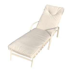 Poltrona Lounge Crema Opaco 022300 GIOVE - Product Image 1