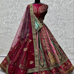 ออกแบบ lehenga choli กับคู่ dupatta - Product Image 1