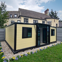 Maison conteneur maritime modifiée, durable et sécurisée, maison préfabriquée moderne de luxe extensible de 20/40 pieds avec aménagement personnalisé