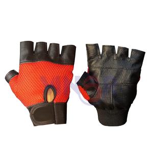Guantes Deportivos Unisex de Medio Dedo con Logotipo Personalizado, Cómodos, Acolchados de Neopreno y Cuero, al por Mayor para Levantamiento de Pesas - Product Image 1