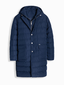 Chaqueta parka larga y cálida personalizada OEM de alta calidad para hombre con capucha, prendas de vestir de invierno, chaqueta de invierno con capucha para hombre - Product Image 3