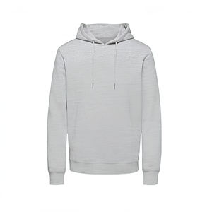 Sweat-shirt à capuche pour homme, coupe classique, couleur unie, tricot en coton, décontracté, pour l'automne - Product Image 1