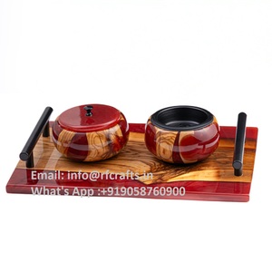 Quemador de incienso de resina de madera hecho a mano, elegante soporte Oud Bakhoor, función de bobina segura, difusor de aromaterapia para Medkhan - Product Image 1