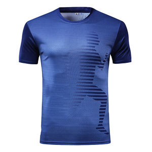 Kcoa เสื้อยืดวิ่งสำหรับผู้ชายพิมพ์ลายพิมพ์ซับลิเมชันงานออกแบบได้ตามต้องการ - Product Image 5