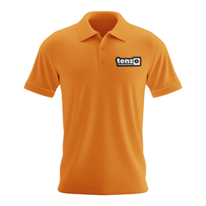 เสื้อโปโลผู้ชายทันสมัย ผ้าโพลีเอสเตอร์ผสมคอตตอน แขนครึ่งตัว ทรงปกติ เหมาะสำหรับเล่นกอล์ฟ ปักโลโก้ สวมใส่สบาย ผลิตโดยผู้ผลิต - Product Image 6
