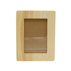 Marco de fotos de madera de lujo de tamaño personalizado mejor forma superventas mejor precio pared decorativa hogar jardín madera álbum de fotos marco - Product Image 4