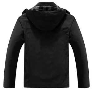 Chaqueta Impermeable 100% para Hombre, Cuello Alto, Logotipo Personalizado en la Parte Delantera, Transpirable, Ecológica, Ligera, Cortavientos, Venta al por Mayor - Product Image 2