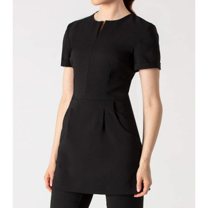 ชุดเครื่องแบบทำงานแขนสั้นของผู้หญิงชุดเสื้อพนักงานร้านสปาไทยชุดเสริมสวยสำหรับโรงแรมความงามกำหนดโลโก้ได้เอง - Product Image 4