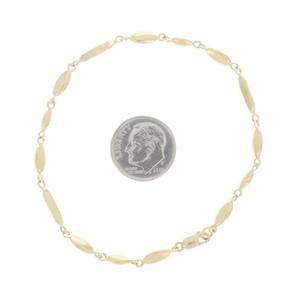 14K Solid <b>Rose</b> <b>Gold</b> Link Chain <b>Bracelet</b> Unisex Fashion Jewelry with Solid <b>Rose</b> <b>Gold</b> Solid <b>Rose</b> <b>Gold</b> for Unisex Fashion Jewelry - Product Image 2