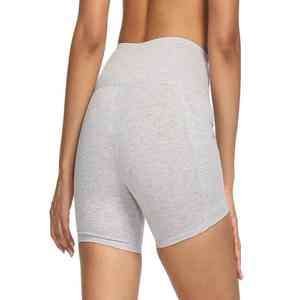 Short en éponge taille haute personnalisé pour femmes Leggings de yoga respirants pour fitness, tenue décontractée, longueur genou pour femmes - Product Image 4