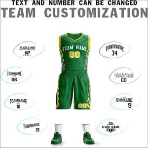 Uniforme de Baloncesto Personalizado 2024 con Impresión Digital, Transpirable, de Alta Calidad, Antibacterial, Anti-UV, Talla Grande, 100% Poliéster - Product Image 3