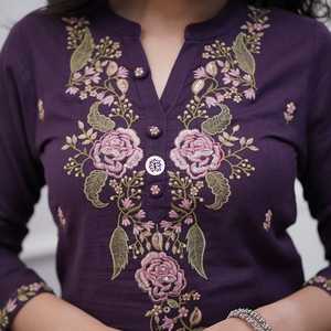 Erstaunlich ste schöne Kollektion mit coolen Preisen von Reyon-Slub-Stoff, vollständig genähte Top-Bottom & Nazmin Dupatta - Product Image 2