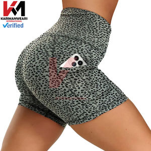 Shorts de Yoga de Compresión para Mujer |   Shorts de Ciclismo de Cintura Alta |   Ropa Deportiva de Secado Rápido, Transpirable, de Spandex/Poliéster - Product Image 5