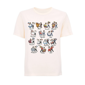 Maglietta Promozionale Comfort Colors con Motivi Tradizionali Folcloristici dell'Erbezza Ispanica, Traje Tipico dell'America Latina, Regalo Spagnolo - Product Image 2