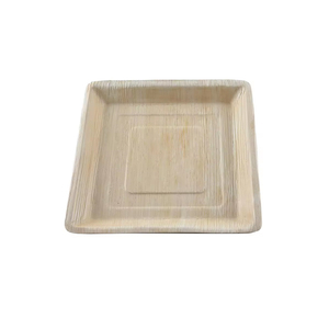 Haute qualité jetable bambou matériel naturel feuille de palmier plateau rectangulaire usine directe en gros pour les hôtels service alimentaire - Product Image 3