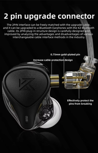 KZ <span class=keywords><strong>ZEX</strong></span> Pro-auriculares intrauditivos deportivos con Cable desmontable, auriculares internos HIFI dinámicos con cancelación de ruido - Product Image 6