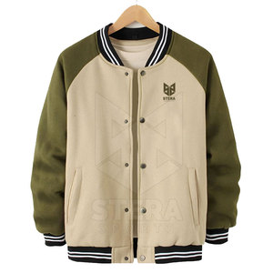 Veste d'hiver 100% coton de haute qualité pour hommes avec col montant manches longues dernière conception Sports Baseball Lettermen Jacket Sale - Product Image 1