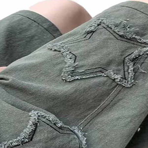 กางเกงขาสั้นผู้ชายวินเทจฤดูร้อนทรงหลวมผ้าฝ้ายเทอร์รี่สไตล์สตรีทแวร์ทรงหลวมพิมพ์ลาย - Product Image 6