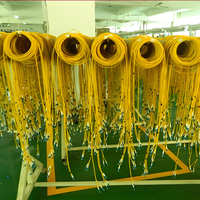 Kabel Patch Fiber Optik FTTMAX OM4 1M LC LC 100G 40G 10Gb 50/125m LSZH Duplex untuk Jaringan Enterprise, Modul Transceiver Data SFP 1