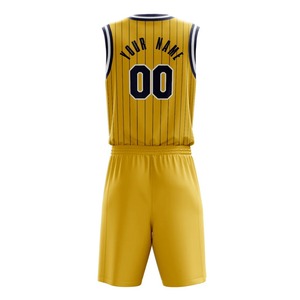 Nouveaux maillots de basket-ball personnalisés, ensemble de vêtements de sport, respirant, séchage rapide, manches courtes, ensembles d'uniformes de basket-ball à vendre - Product Image 3