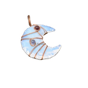 Ensemble de pendentifs en pierres naturelles, imprimé, Reiki - Product Image 5