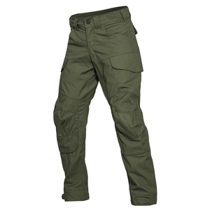 Pantalon cargo vert olive pour homme, séchage rapide, respirant, tissu Oxford, coupe classique, randonnée, pêche, extérieur - Product Image 1