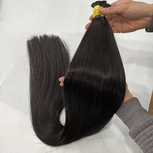 Vente en gros de cheveux naturels en vrac extensions de cheveux humains vierges bruts vietnamiens cheveux humains raides de haute qualité prix d'usine - Product Image 3