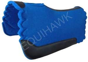 Tapis de selle en feutre de laine Smart Western avec patch en cuir Meilleur tapis de selle en feutre de laine Western en laine profilée - Product Image 3