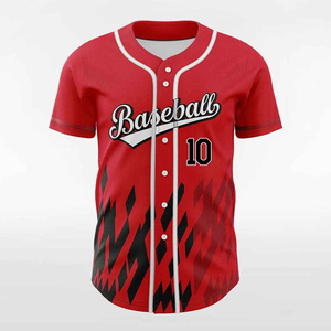 Nueva Camiseta de Béisbol Personalizable a Precio Razonable, 100% Poliéster, Cuello en V, Cómoda, Transpirable, de la Mejor Calidad, Hecha en Pakistán - Product Image 1