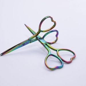Ciseaux de manucure professionnels en acier inoxydable rose, outils de couture personnalisés avec broderie pour la coupe de fil, fournisseur direct - Product Image 3