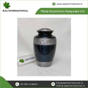 Urna de cremación de Metal de aluminio a precio de mercado conveniente más vendida para cenizas de adultos de suministros funerarios de calidad superlativa - Product Image 5