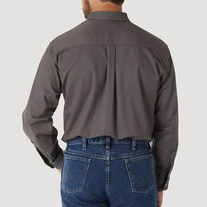 Vêtements de travail avec patch brodé de marque propre, uniforme de travail en vrac, réduction, uniforme de sécurité pour l'industrie pétrolière et gazière, chemise en coton ignifuge, réfléchissant, CE - Product Image 2