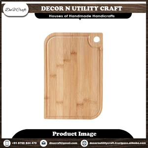 <b>Butterfly</b> Shaped Wooden Chopping Board Natural Wood Grain Design Handmade Cutting Block - Product Image 4