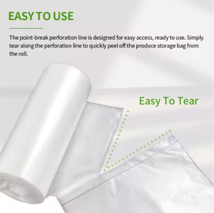 ถุงพลาสติกใสแบนสำหรับบรรจุอาหารเป็นมิตรต่อสิ่งแวดล้อมถุงโพลีใสแบบม้วนเป็นมิตรต่อสิ่งแวดล้อมใช้งานสะดวก - Product Image 5