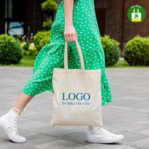 กระเป๋าผ้าแคนวาส Truong Gia ขนาดกลาง พิมพ์ลายตามสั่ง กระเป๋าช้อปปิ้ง - Product Image 3