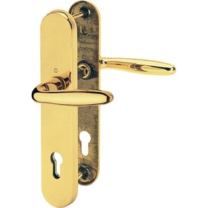 Juego de Manijas para Puertas y Ventanas Schutzgarnitur Pisa M151/361A/360 Latón F77-R 92mm 67-72mm HOPPE - Product Image 1