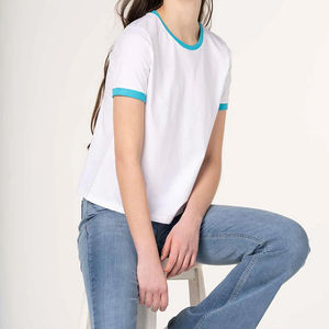 Nueva moda 100% algodón orgánico mujeres camisetas de gran tamaño estilo de lujo cantidad a granel transpirable y secado rápido hecho a medida - Product Image 6