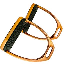 Recién llegado, estribos de caballo de aluminio ligeros de carreras, agarre de seguridad amortiguador, fabricante OEM de fábrica - Product Image 5