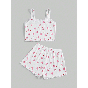 Nouveauté, crop top sans manches, pull avec logo personnalisé, ensemble t-shirt 100% coton deux pièces court - Product Image 1