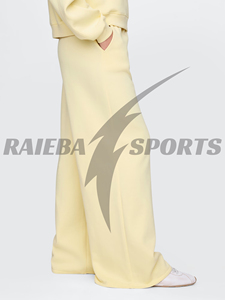 Pantalon de survêtement évasé unisexe, coupe droite, style empilé, tendance, premium et à la mode - Product Image 3