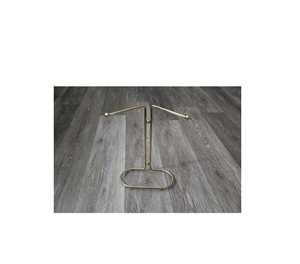 Designer brass <b>towel</b> <b>stand</b> for elegant washrooms built with solid metal and lasting durability everyday use - Product Image 5