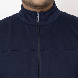 Chándal de práctica de gimnasio para hombre con cremallera completa diseñado para la elegancia deportiva y el rendimiento durante las rutinas de ejercicio al aire libre - Product Image 4