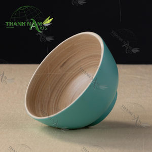 New Arrival Classic Bamboo <b>Bowl</b> OEM Custom Logo Eco-Friendly Disposable Party Natural Bamboo <b>Salad</b> <b>Serving</b> <b>Bowl</b> - Product Image 3