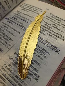 Gold <b>Metal</b> <b>Bookmark</b> Durable Construction Ideal For Classic Books History Archives Research - Product Image 5