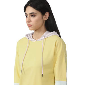 Vêtements d'hiver pour femmes Hoodies Thick Cotton Fleece Lined Half Zipper Style Confortable Women Hoodie - Product Image 4