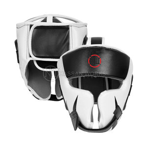 Protector de Cabeza de Boxeo de Cuero de Alta Calidad, Diseño Personalizado, Ligero, para Entrenamiento de Lucha - Product Image 1
