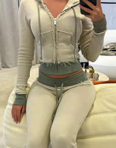 Chándal de mujer de alta calidad para la colección deportiva de otoño e invierno y chándal cómodo para mujer - Product Image 2